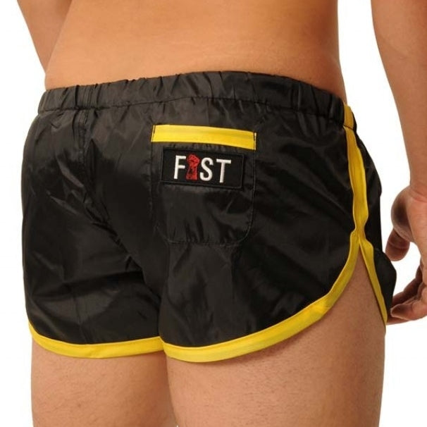 Short court FIST Noir-Jaune