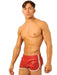 Short en cuir Fist Rouge-Blanc