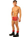 Short en cuir Fist Rouge-Blanc