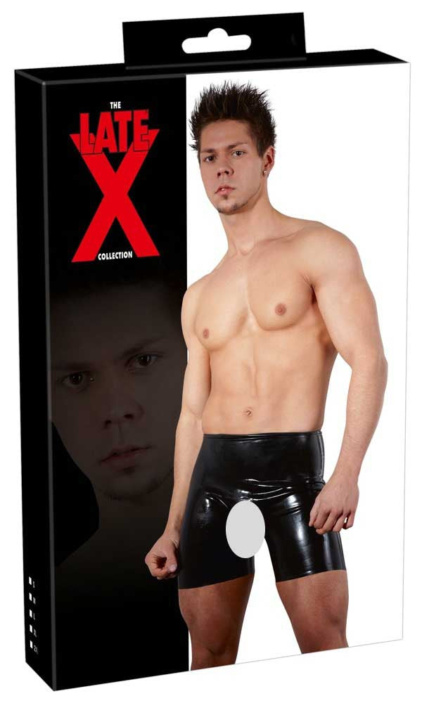Short en latex avec Ouverture