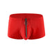 Shorty avec Zip Mino Rouge
