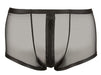 Shorty sexy à zip Hileo Noir