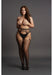 Collants à jarretelles Résille PANTYHOSE NET Noirs