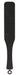 Paddle SM en silicone Noir