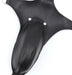 Singlet Open Rompers Simili Noir