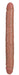 Double Gode Straight Slim 30.5 x 3.5cm Marron
