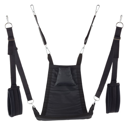 Sling en tissu Mykonos - Set complet - 4 Points Noir