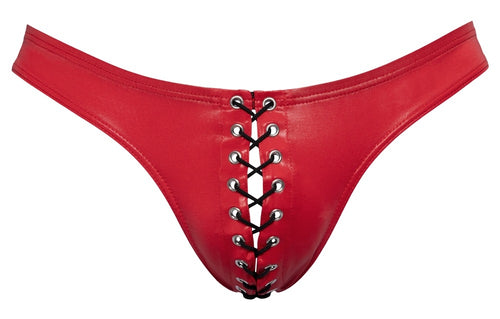 Slip avec cordon Zonio Rouge