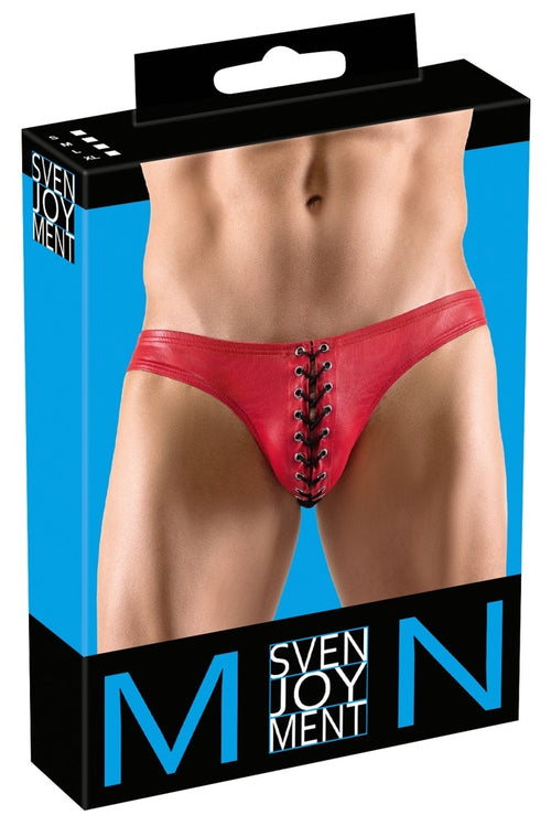 Slip avec cordon Zonio Rouge