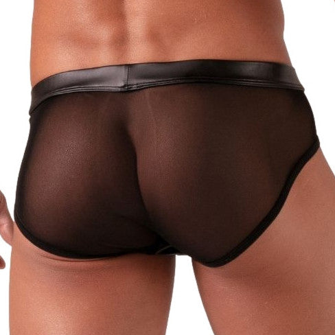 Slip avec zip Rebel Noir