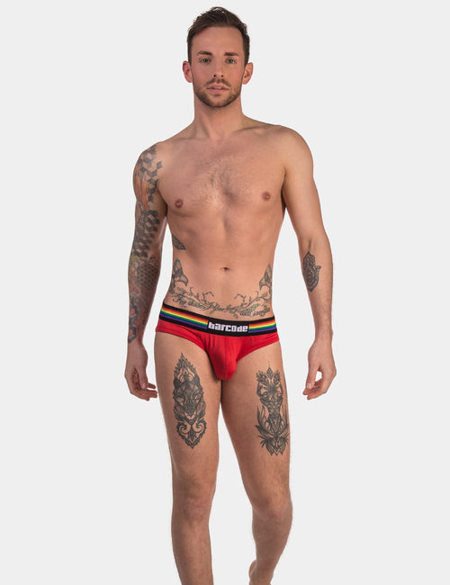 Slip Barcode Pride Rouge