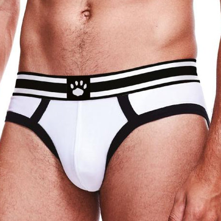 Slip Brief Prowler Blanc-Noir