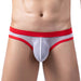 Slip Clipo Blanc-Rouge
