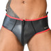 Slip en néoprène Xrub avec Zip Avant/Arrière Noir-Rouge