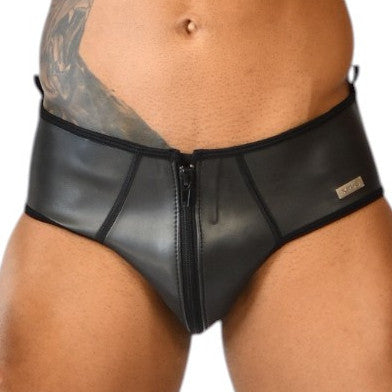 Slip en néoprène Xrub avec Zip Avant/Arrière Noir