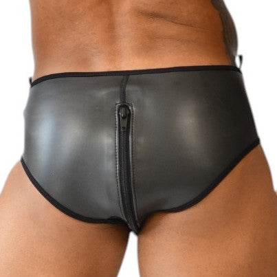 Slip en néoprène Xrub avec Zip Avant/Arrière Noir