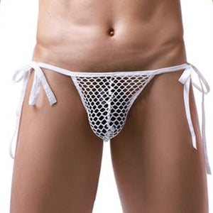 Slip Filet à Cordons NET LOOP Blanc