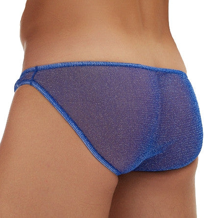 Slip Pailleté Minicut Bleu