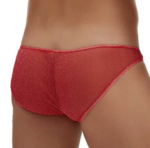 Slip Pailleté Minicut Rouge