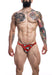Slip sexy Brazilian Rouge-Coeurs