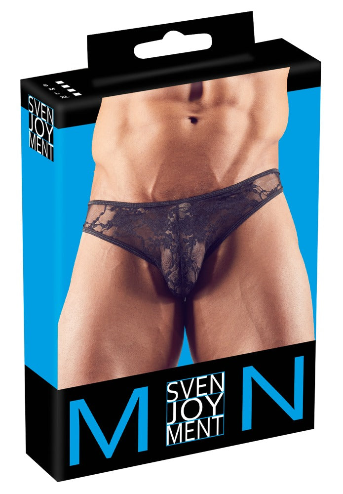 Slip sexy dentelle FlowThin Noir