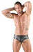 Slip sexy ouvert Maten Noir