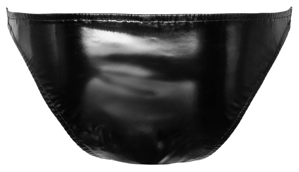 Slip sexy Vinyl Raft Noir-Argenté