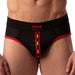 Slip Sicile Noir-Rouge