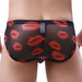 Slip Trompe Kiss Lips Noir