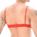 Soutien-Gorge Lace Border Rouge-Noir