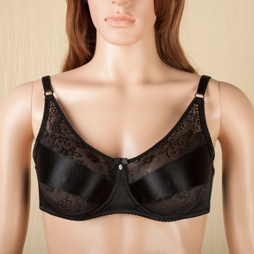 Soutien-Gorge Spécial Prothèse Mammaire Brace Noir
