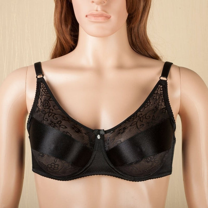 Soutien-Gorge Spécial Prothèse Mammaire Brace Noir