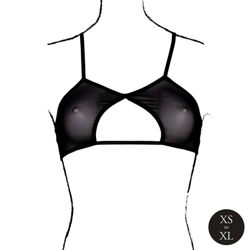 Soutien-Gorge Transparent Bravia Noir