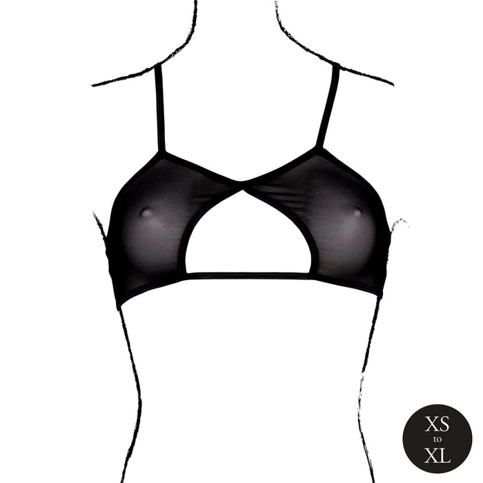 Soutien-Gorge Transparent Bravia Noir