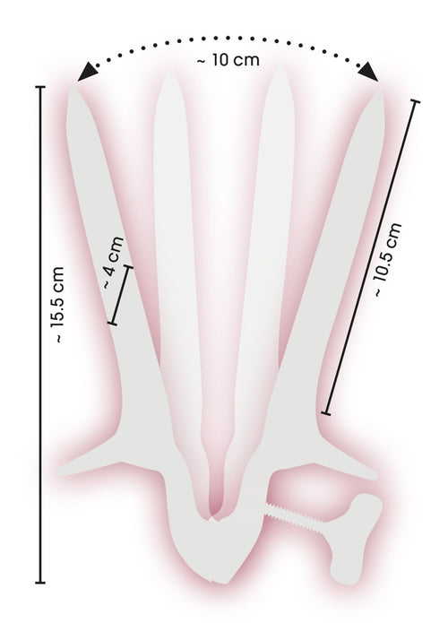 Spéculum Ass View 10.5 cm - Largeur 3.5-10cm