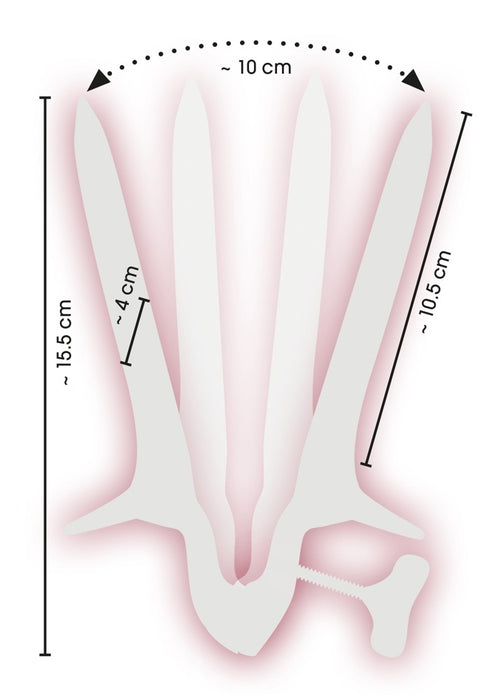 Spéculum Ass View 10.5 cm - Largeur 3.5-10cm