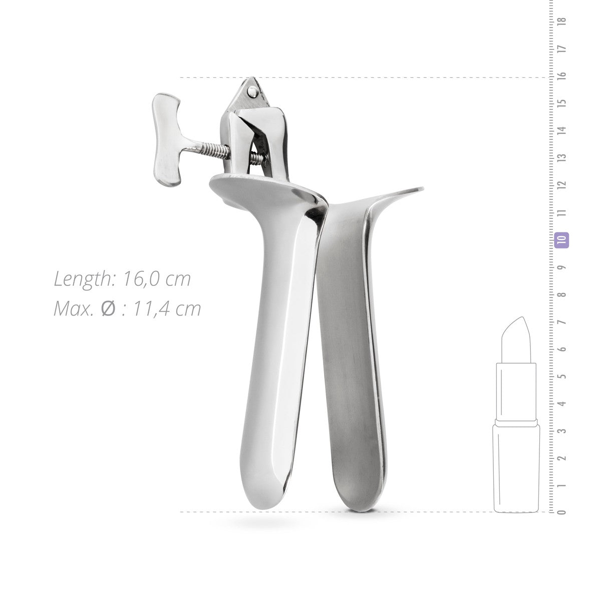 Speculum type Collins 11 cm - Largeur 2-11cm
