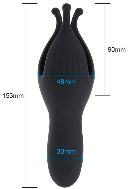 Stick de masturbation Flow Dick 10 Vibrations