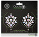 Stickers Cache-seins strass phosphorescents Glow Nipples
