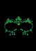 Stickers Strass Contours des Yeux phosphorescents Glow Jewelry