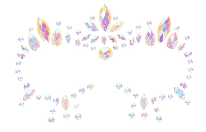 Stickers Strass Contours des Yeux phosphorescents Glow Jewelry
