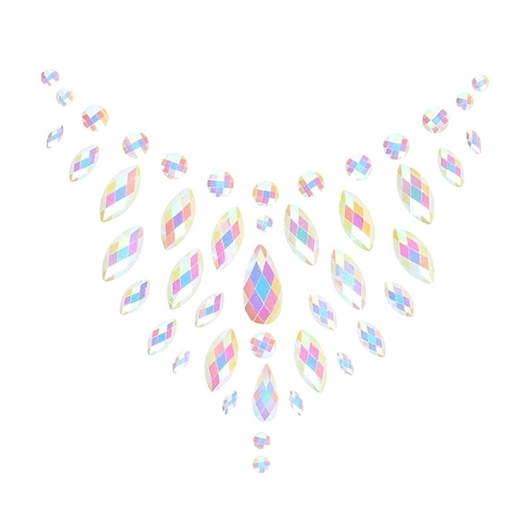 Stickers Strass Décolleté Phosphorescents Glow Chest