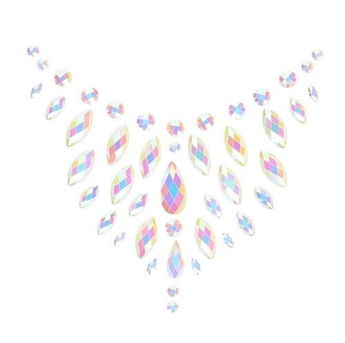 Stickers Strass Décolleté Phosphorescents Glow Chest