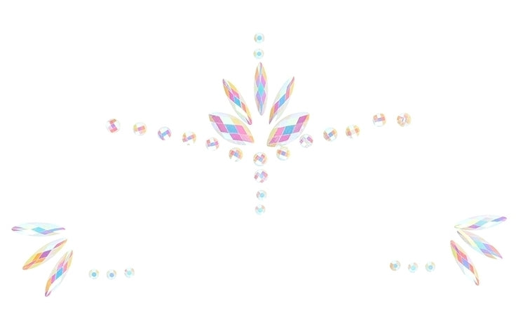 Stickers Strass Visage phosphorescent Glow Jewelry