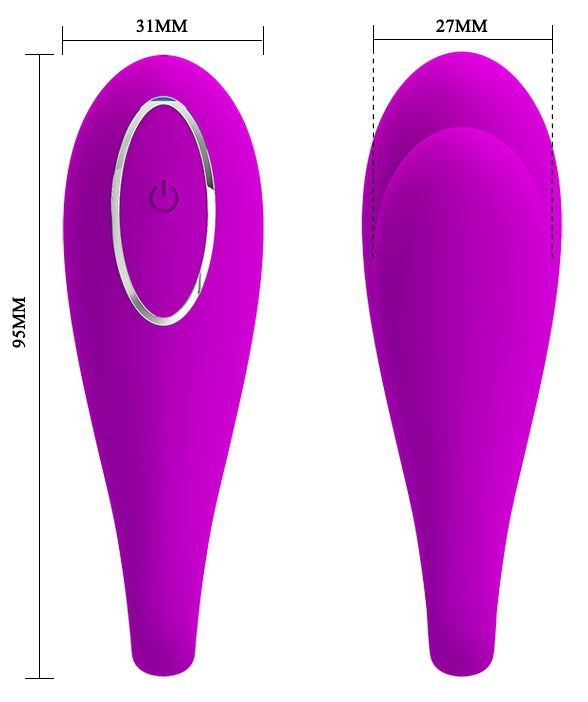 Stimuateur de clitoris connecté August Pretty Love 7 x 2.5 cm Violet
