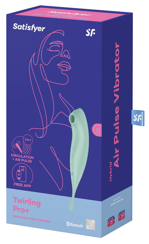 Stimulateur à clitoris connecté Twirling Pro Satisfyer Vert