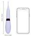 Stimulateur avec pointe vibrante Tip Vibrator 20 cm Violet