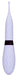 Stimulateur avec pointe vibrante Tip Vibrator 20 cm Violet