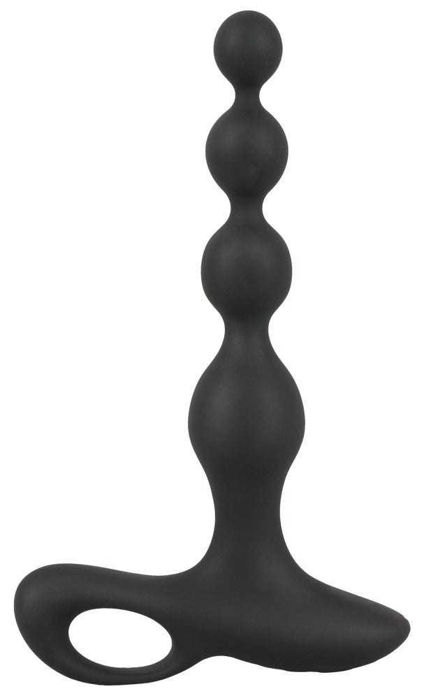 Stimulateur Beads Velvet 16.5 x 3.5 cm Noir