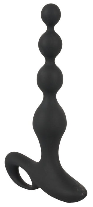 Stimulateur Beads Velvet 16.5 x 3.5 cm Noir